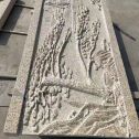 白城 黄金麻雕刻板浮雕迎客松