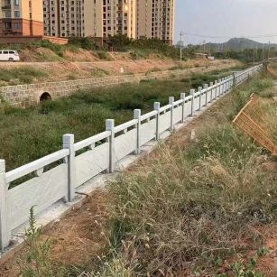 白城 白麻河道栏杆效果展示图