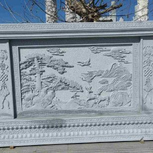 白城 芝麻白大型照壁，屏风，影壁