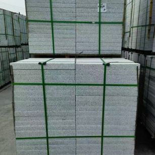 白城 芝麻白火烧，园林广场市政工程地铺石，1.8~5.0厚均有现货