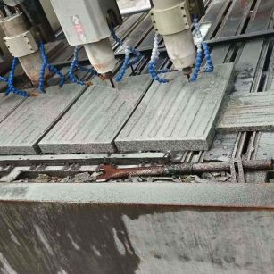 白城 芝麻白花岗岩荔枝面盲道雕刻