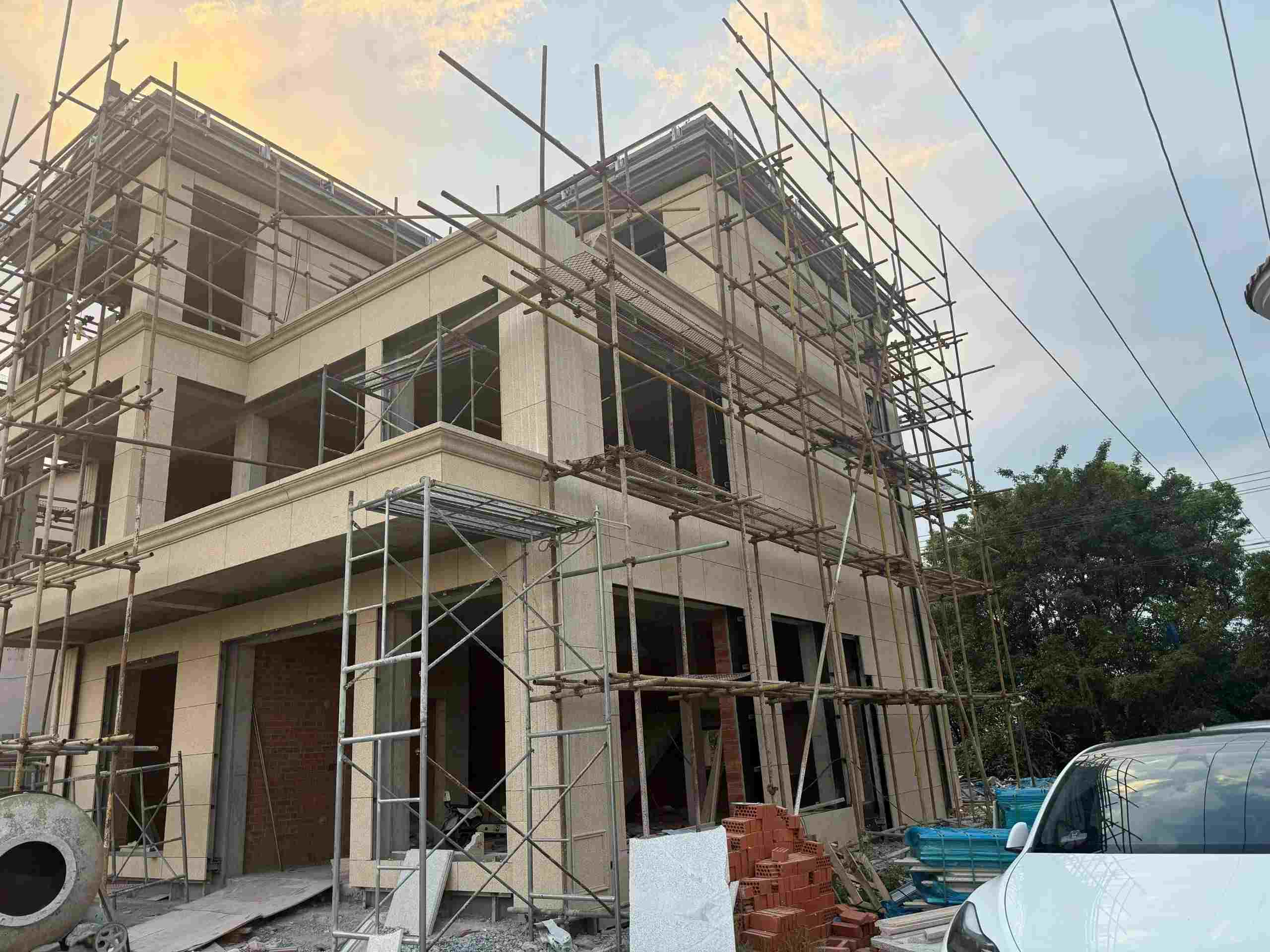 白城 黄金麻荔枝面花岗岩外墙干挂