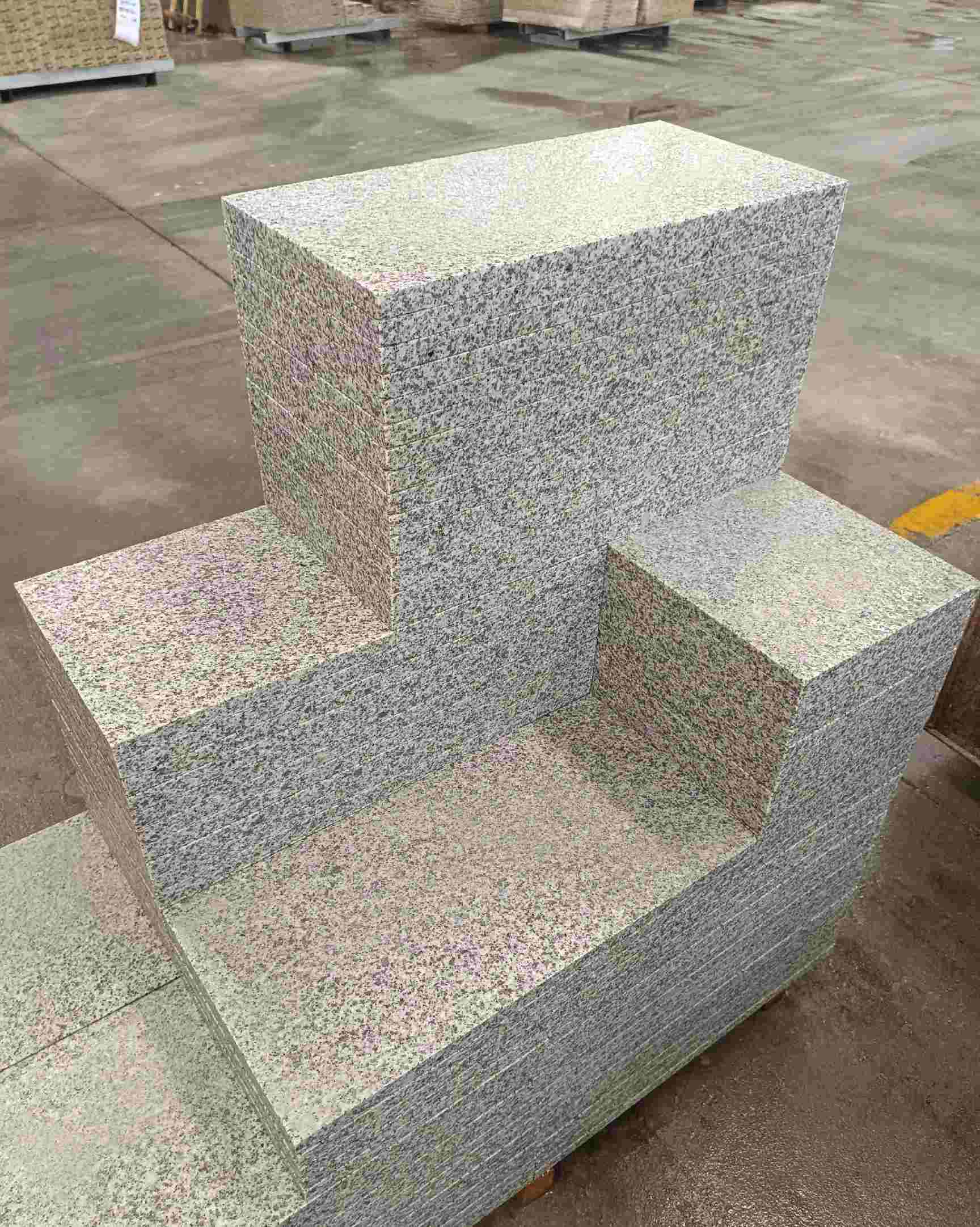 白城 白麻花岗岩荔枝面地铺石