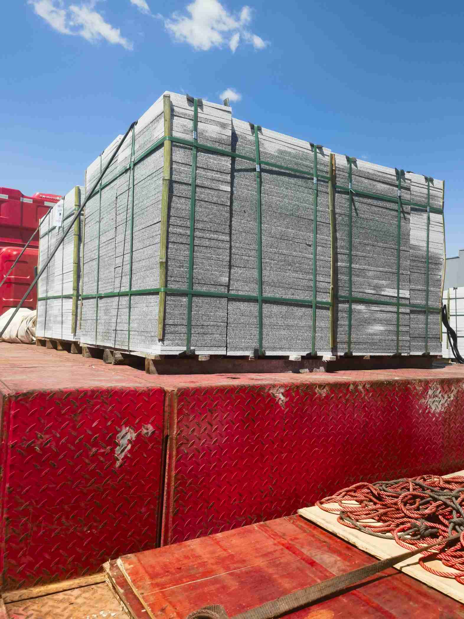 白城 芝麻白火烧规格板地铺石300*600/600*600