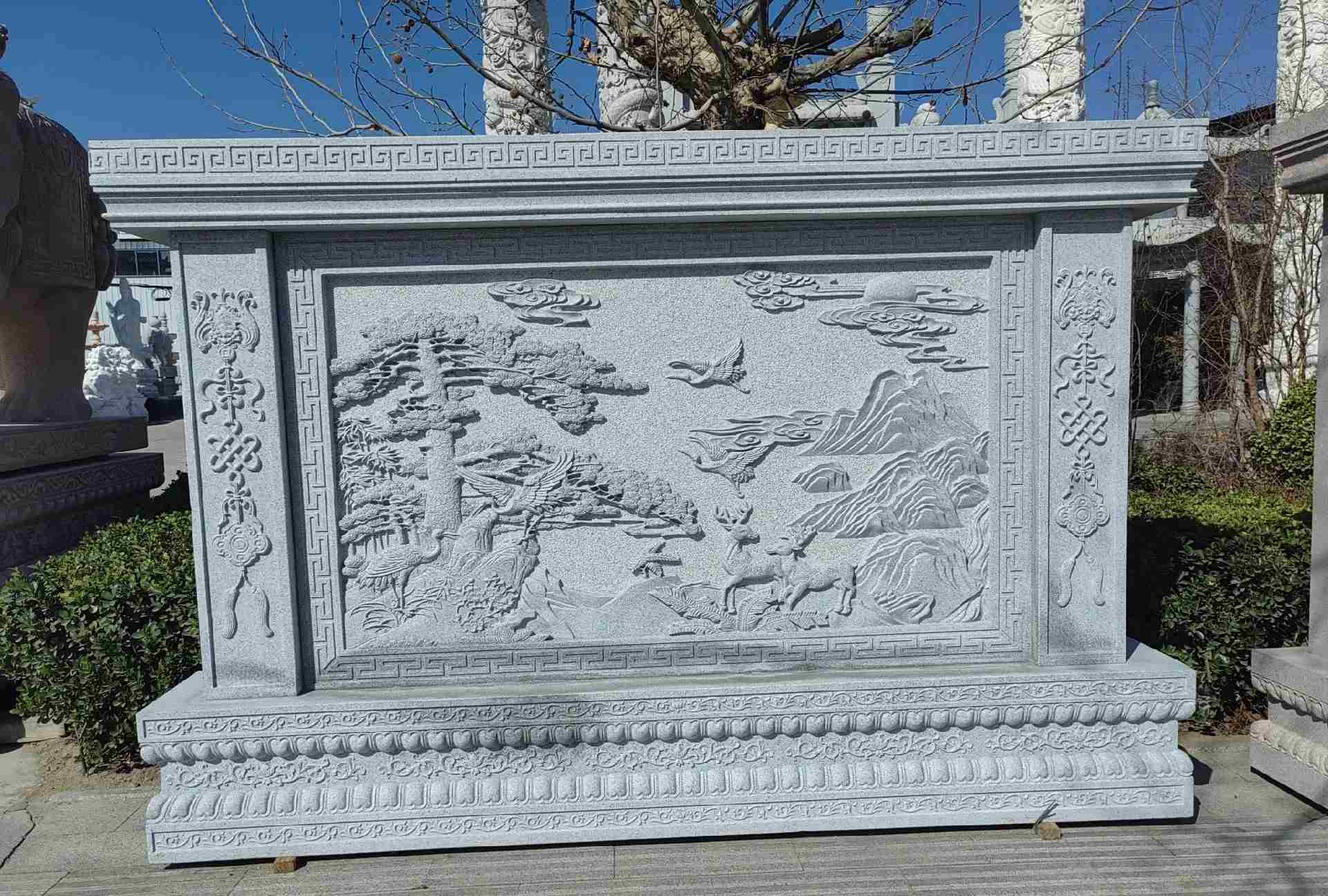 白城 芝麻白大型照壁，屏风，影壁