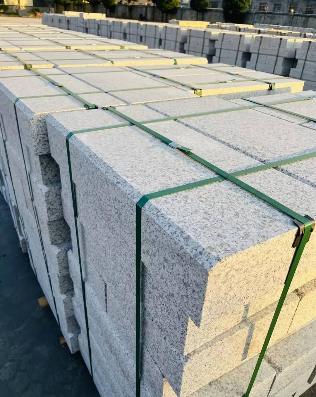 白城 白麻花岗岩路沿石，马路牙子，路缘石，平石，立缘石等