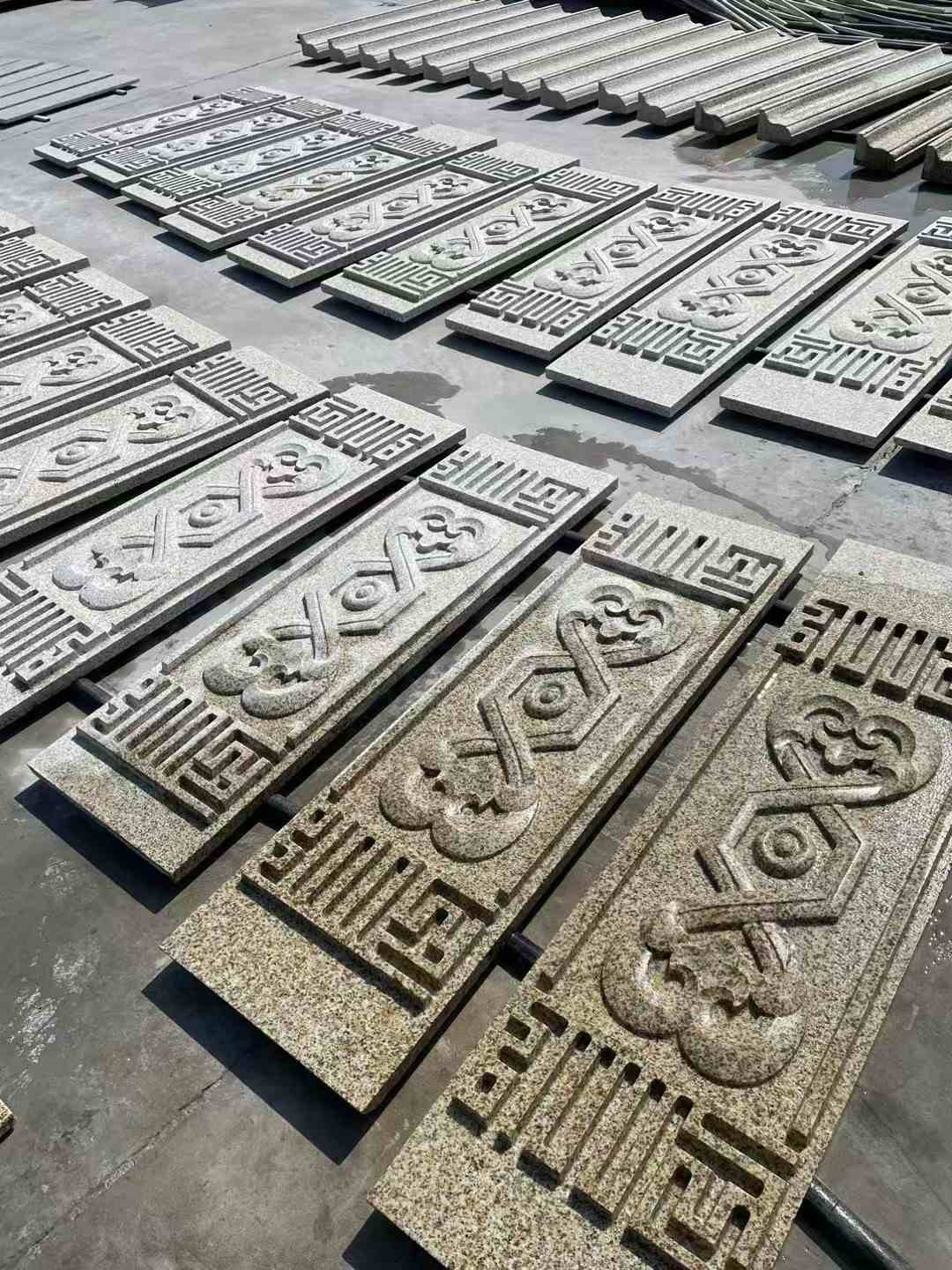 白城 黄金麻花岗岩外墙雕刻板