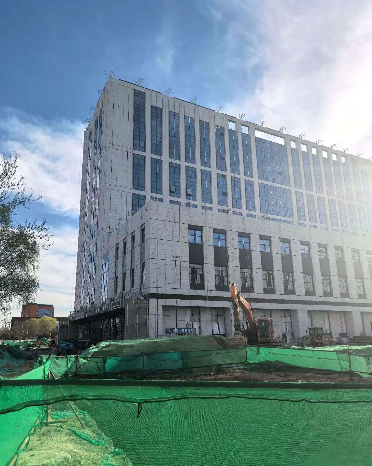 白城 白麻花岗岩石材外墙干挂